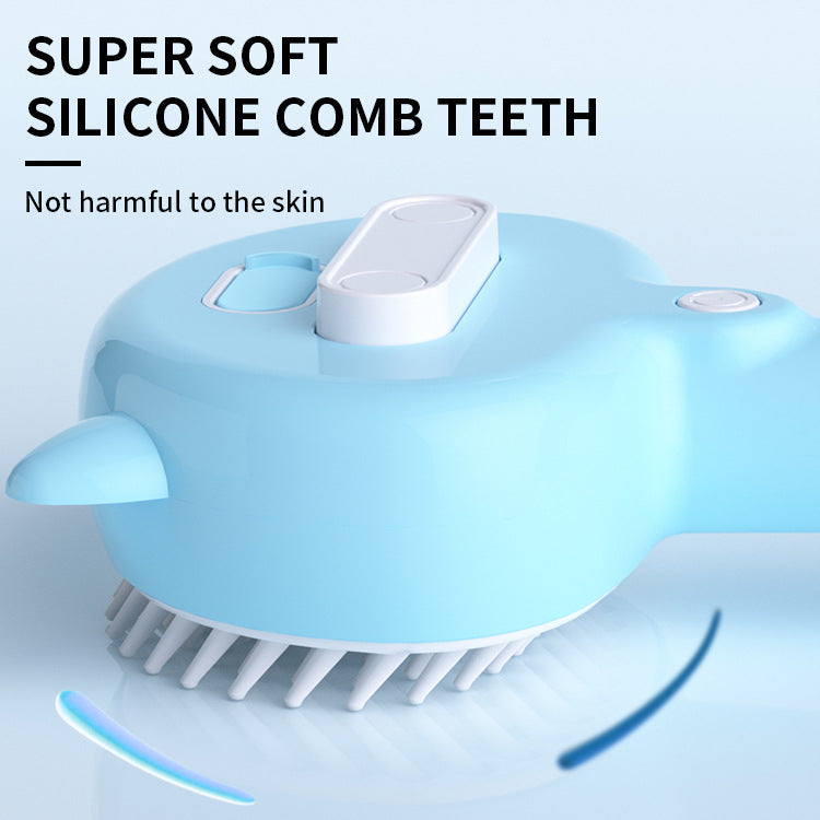 Haarborstel met nevelfunctie